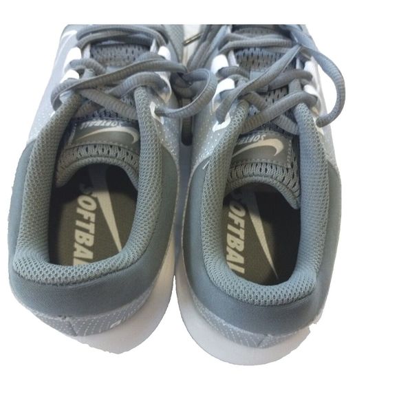 Nike Hyperdiamond 4 Pro MCS Women's‎ Size 7 Softball Cleat DC8990-0012 pure Gray - Picture 6 of 10
